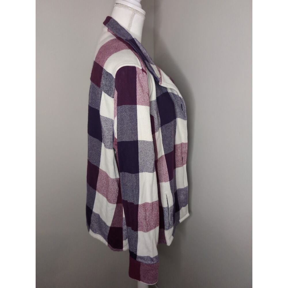 Cabela's outdoor cozy checkered plaid button up shacket xxl - Picture 5 of 8